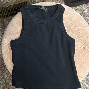White Fox Boutique Black Tank Top